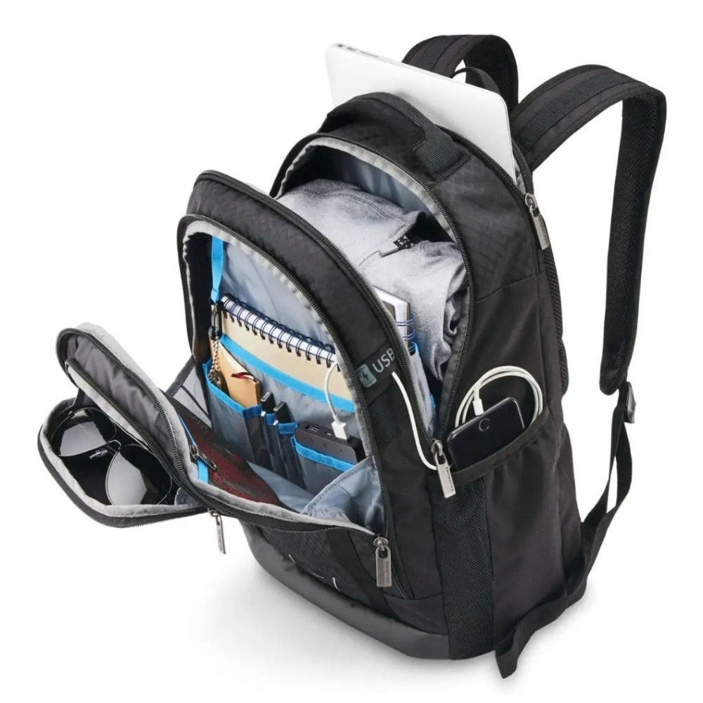 Carrier GSD Solid Black Tech Backpack